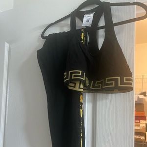 Versace leggings and bra set